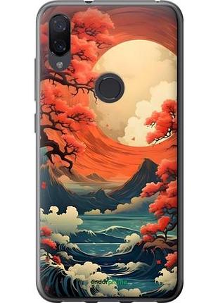 Чехол на xiaomi mi play природа японии сяоми ми плей