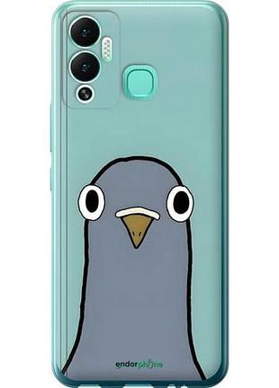 Чехол на infinix hot 12 play голубь инфикс хот 12 плей