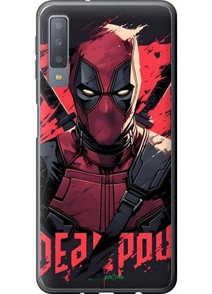 Чехол на samsung galaxy a7 (2018) a750f дэдпул, deadpool самсунг а7 (2018) а750ф