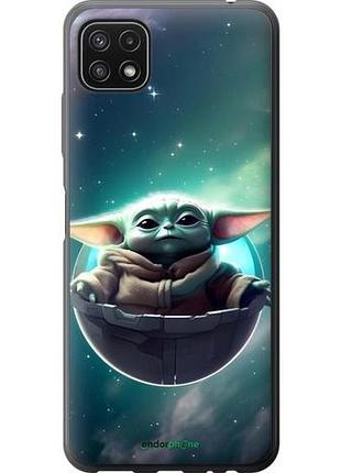 Чехол на samsung galaxy a22 5g a226b малыш йода, грогу самсунг а22 5г а226б