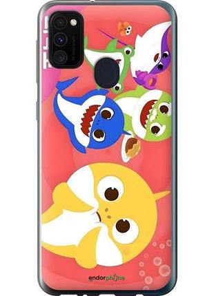 Чехол на samsung galaxy m30s 2019 бейби шаркс самсунг м30с 2019