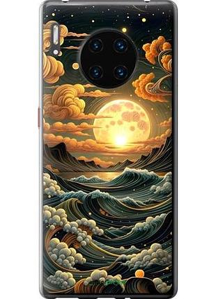 Чехол на huawei mate 30 pro арт волны хуавей мейт 30 про