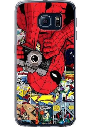 Чехол на samsung galaxy s6 g920 человек паук, spiderman 2 самсунг с6 г920 2