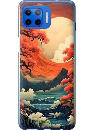 Чехол на motorola moto g plus природа японии моторола мото г плюс