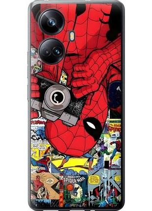 Чехол на realme 10 pro plus человек паук, spiderman 2 риалми 10 про плюс 2