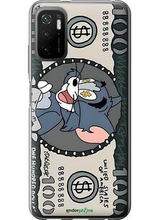 Чехол на xiaomi redmi note 10 5g том и джерри сяоми редми ноут 10 5г