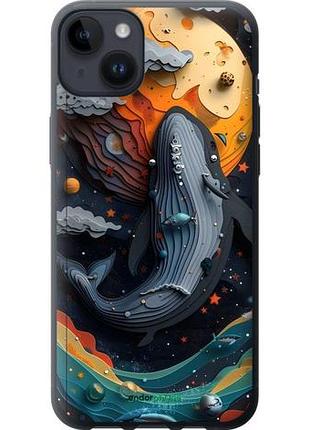 Чехол на iphone 14 plus кит в космосе айфон 14 плюс
