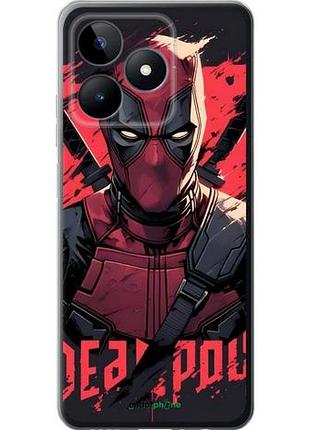 Чехол на realme c51 дэдпул, deadpool риалми с51