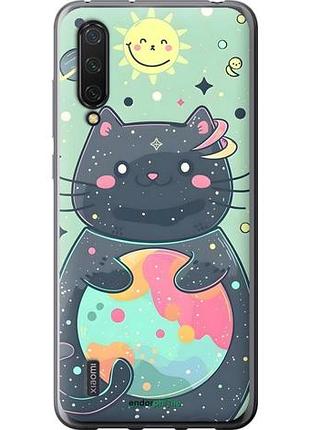 Чехол на xiaomi mi cc9 милый котик сяоми ми сс9