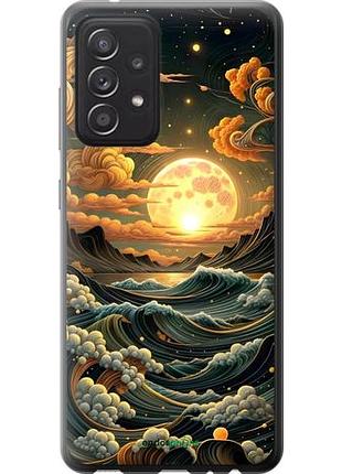 Чехол на samsung galaxy a52 арт волны самсунг а52