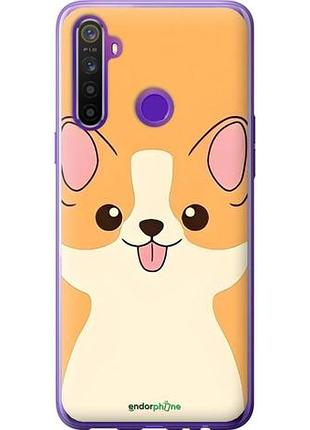 Чехол на realme 5 милый пес риалми 5