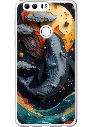 Чехол на huawei honor 8 кит в космосе хуавей хонор 8