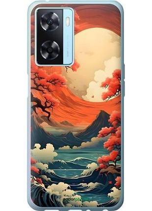 Чехол на oppo a57s природа японии оппо а57с