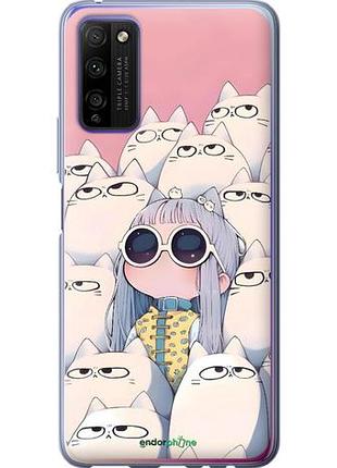 Чохол на huawei honor 30 lite малятко з котами
