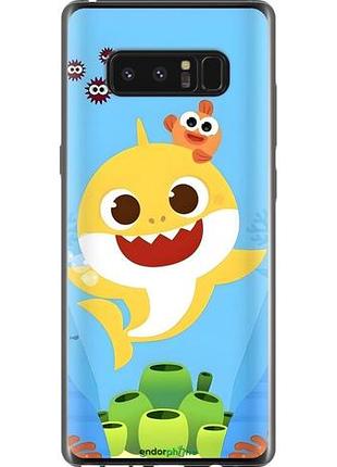 Чехол на samsung galaxy note 8 бейби шарк самсунг ноут 8