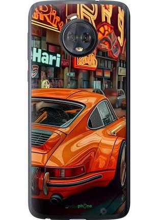 Чехол на motorola moto g6 plus порше моторола мото г6 плюс