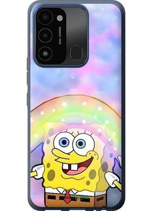 Чехол на tecno spark 8c kg5k спанч боб, sponge bob текно спарк 8с кг5k