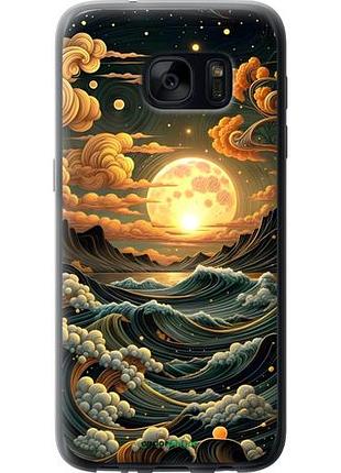Чехол на samsung galaxy s7 g930f арт волны