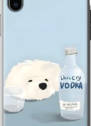 Чехол на iphone xs пес водка айфон хс