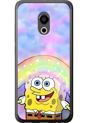 Чехол на meizu pro 6 спанч боб, sponge bob мейзу про 6