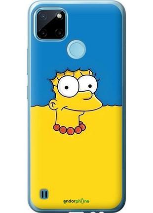 Чехол на realme c21y мардж флаг украины риалми с21у