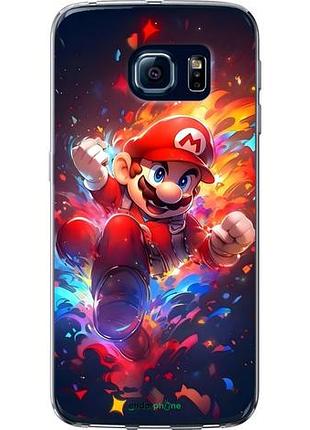 Чехол на samsung galaxy s6 edge g925f супер марио самсунг с6 эдж г925ф