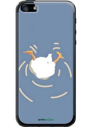 Чехол на iphone 5s смешная утка, гусь айфон 5с