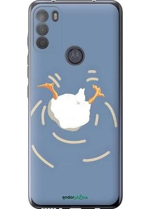 Чехол на motorola g50 смешная утка, гусь моторола г50