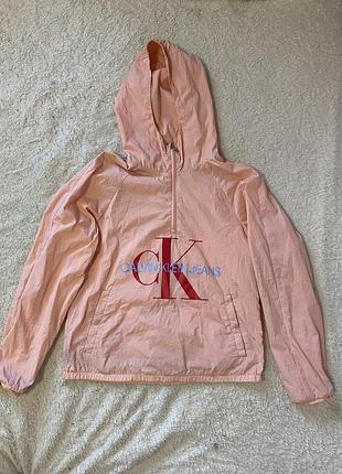 Ветровка-анорак calvin klein р xs