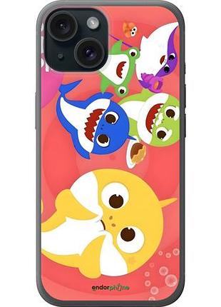 Чохол на iphone 15 бейбі шаркс