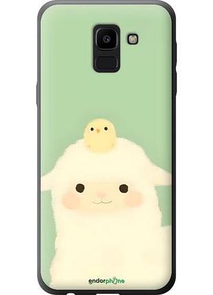 Чехол на samsung galaxy j6 2018 барашек и ципленок самсунг й6 2018