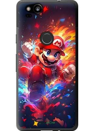 Чехол на google pixel 2 супер марио "6342u-1075-51027"