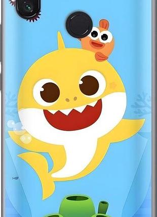 Чехол на xiaomi mi max 3 бейби шарк сяоми ми макс 3