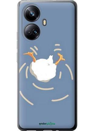 Чехол на realme 10 pro plus смешная утка, гусь риалми 10 про плюс