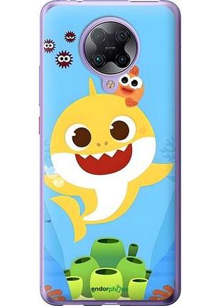 Чехол на xiaomi redmi k30 pro бейби шарк сяоми редми к30 про