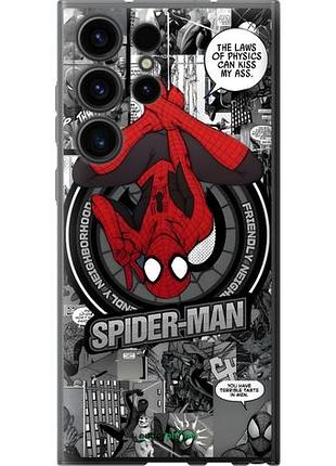 Чехол на samsung galaxy s23 ultra человек паук, spiderman самсунг с23 ультра