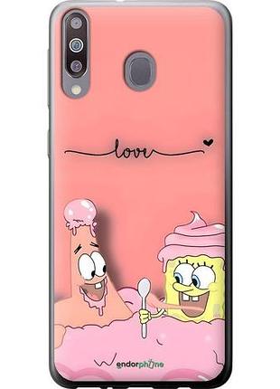 Чехол на samsung galaxy m30 спанч боб, sponge bob самсунг м30
