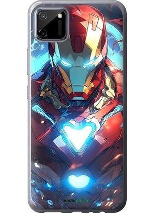 Чехол на realme c11 2020 железный человек риалми с11 2020