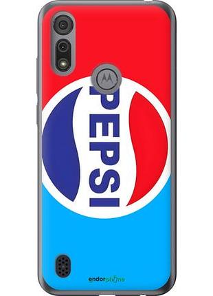 Чехол на motorola e6s пепси моторола е6с