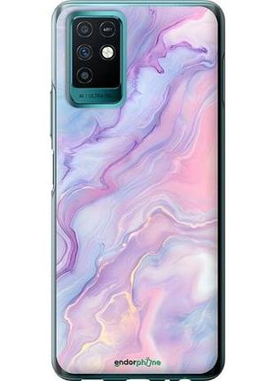 Чехол на infinix note 10 нежный мрамор инфикс ноут 10
