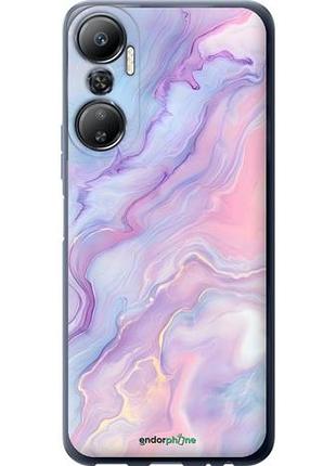Чехол на infinix hot 20 нежный мрамор инфикс хот 20