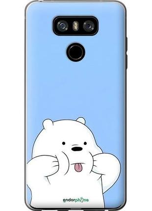 Чехол на lg g6 милый мишка лг г6