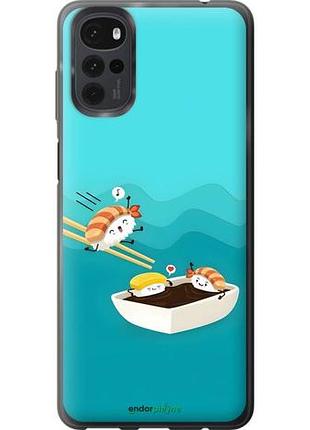 Чехол на motorola g22 суши моторола г22
