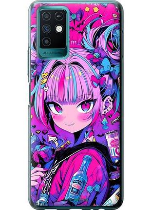 Чехол на infinix note 10 аниме милаха инфикс ноут 10