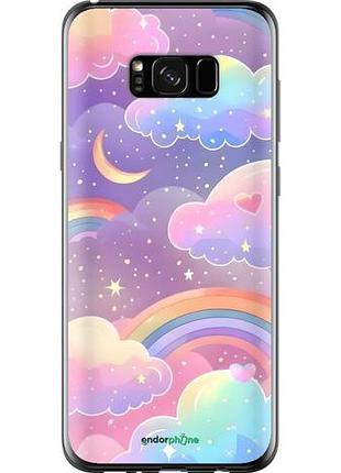 Чохол на samsung galaxy s8 plus хмари та веселка