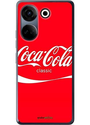 Чехол на tecno camon 20 pro кока кола текно камон 20 про