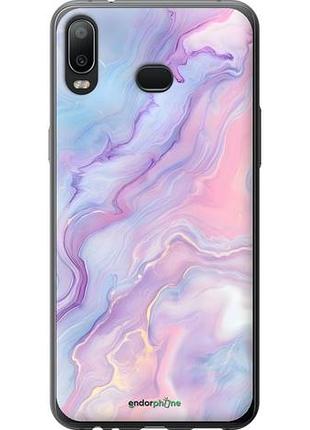 Чехол на samsung galaxy a6s нежный мрамор самсунг а6с