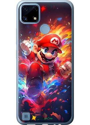 Чехол на realme c21 супер марио