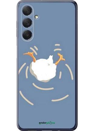 Чохол на samsung galaxy m54 гусак пірнає