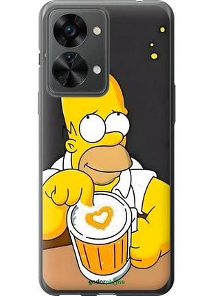 Чехол на oneplus nord 2t гомер пиво 1+ норд 2т